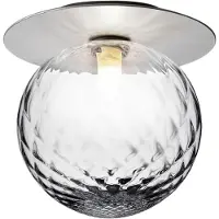 Nuura Liila 1 Applique/Plafonnier Light Silver|Optic Clear | Large