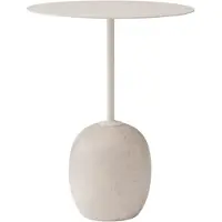 &tradition Lato LN8 Table d'appoint Ivory & Crema Diva Marble