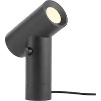 Muuto Lampe de Table , dimmable, Noir, Salon / séjour, Aluminium