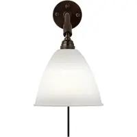 Gubi Bestlite BL7 Applique Black Brass | Bone China