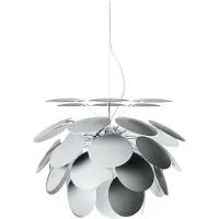 Marset Discocó Suspension Lamp Matte Grey | Ø : 35.2 cm x H : 28 cm