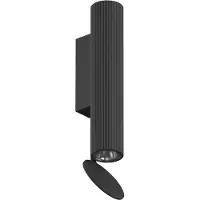 Flos Flauta Riga Applique Murale H 22,5 cm | Black