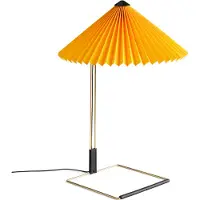 HAY Matin Lampe de Table Yellow | Polished Brass | Large