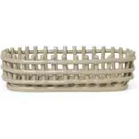 Ferm Living Panier en Céramique Oval | Cashmere