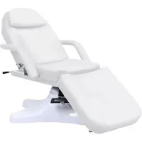 vidaXL Table de massage Blanc 180x62x(86,5-118) cm