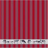 DDDDD Torchons DDDDD Friesian Red (set de 6)