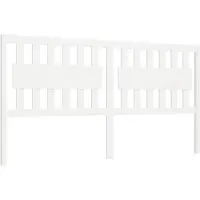 vidaXL Tête de lit blanc 145,5x4x100 cm pin massif