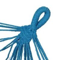 Detex Hangmat met Franjes - 320x150cm – Belastbaar tot 300kg - Blauw