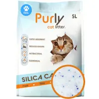 Purly litière de silice pour chat Classic