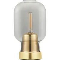 Normann Copenhagen Lampe de table Amp fumée/laiton