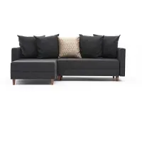 Hannah Home , Aydam- BLC1719, Anthracite, Canapés-lits, Cadre : Bois de hêtre