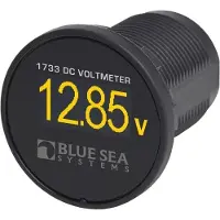 Blue Sea Systems Mini Oled Digital Voltmeter 12-24v Noir 29 mm