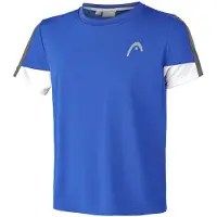 Head T-Shirt de Tennis Boys Club 22 Tech Royal Blue-Taille 128