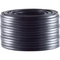 S-Impuls S/CONN maximum connectivity Câble téléphonique 6 fils, plat, noir, 50,0m