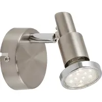 Briloner Applique murale LED Plafonnier pivotant et orientable GU10 3W Ø8cm