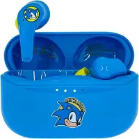 OTL TECHNOLOGIES SEGA Sonic the Hedgehog Écouteurs Sans fil Ecouteurs Appels/Musique Bluetooth Bleu