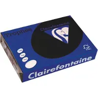 Clairefontaine Noir A4 Papier couleur 160 g/m² (250 feuilles)