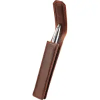 Maverick - THE ORIGINAL - ETUI 1 PLACE CUIR BRUN