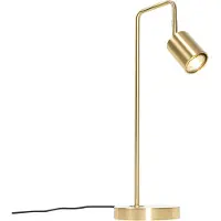 QAZQA Lampe de table moderne en laiton réglable - Java
