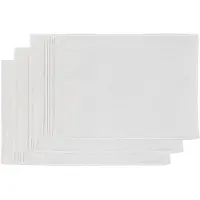 Beddinghouse Serviette Invité Beddinghouse Sheer White (Set de 3)