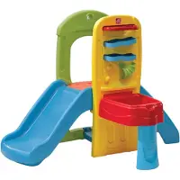 Step2 Play Ball Appareil de jeu avec toboggan et balles | Appareil à grimper en plastique pour enfants | Toboggan pour enfants incl. 10 balles de jeu
