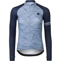 Agu Maillot de Vélo AGU Femme Velo Wave Jersey LS Essential Cloud-S