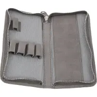 Alassio étui à stylos pour 3 stylos gris