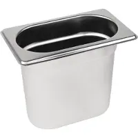 Vogue Bac Gastro Inox Gn 1/9 - 150 Mm -