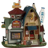 Lemax La crémerie The happy brooder and Dairy - 18 x 12 x 19 Multicouleurs