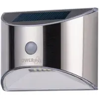 Powerplus Lampe Solaire Extérieure Capteur de Mouvement Crépusculaire Perruche