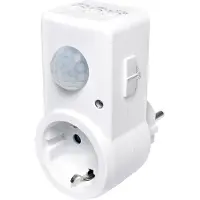 Q-Link PIR Détecteur de mouvement Plug-in-White