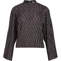 Object Chemisier 'Lux' anthracite / noir