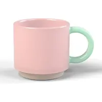 LUND Tasse à Café Lund London Skittle Empilable Pink & Mint