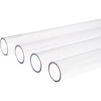 Alphacool Jeu de 4 pipes à glace (0.80 m, Matières plastiques), Refroidissement à eau : tuyau, Transparent