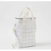 Sunnylife Glacière Sunnylife Canvas Check Coconut 8,5 L