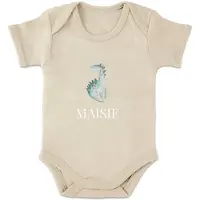 Yoursurprise Body - Imprimé - Manches Courtes - Beige - 1 mois