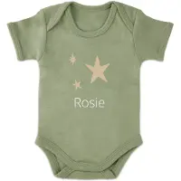Yoursurprise Body - Imprimé - Manches Courtes - Vert - 3 à 6 mois