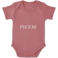 Yoursurprise Body - Imprimé - Manches Courtes - Rose - 3 à 6 mois
