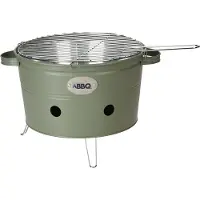 H&L Seau à grillades portable ø 34,5cm, vert