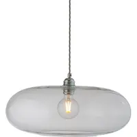 Ebb & Flow Horizon Suspension Clear | Shiny Silver | Ø: 45 cm E27