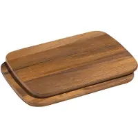 Zassenhaus Set de 2 planchettes en bois, acacia 28 x 20 cm