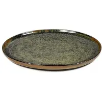 Serax Assiette à Petit Déjeuner Serax Surface Tableware By Sergio Herman Indi Grey M 24 x 24 x 1,5 cm