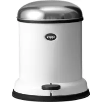 Vipp Poubelle à Pédale White | 4 L | 1 Gal