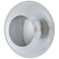Ebb & Flow Horizon Plafonnier / Applique Ø: 36 cm | Shiny Silver | Clear E27IP44