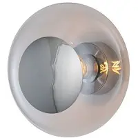 Ebb & Flow Horizon Plafonnier / Applique Ø: 29 cm | Shiny Silver | Clear E27IP44