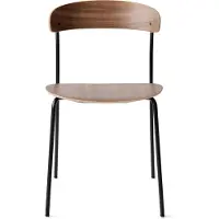 New Works Missing Chaise Walnut