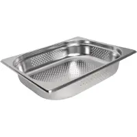 Vogue Bac Gastro Inox Perforé Gn 1/2 - 150 Mm -