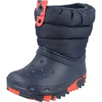 Crocs Bottes de neige 'Classic Neo Puff Boot Toddler' bleu foncé