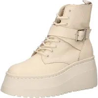 Steve madden Bottines à lacets 'Pinaco' blanc cassé