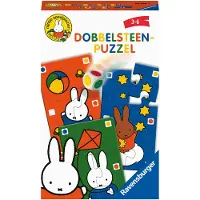 Ravensburger Miffy Casse-tête à dés 3x6 pièces.